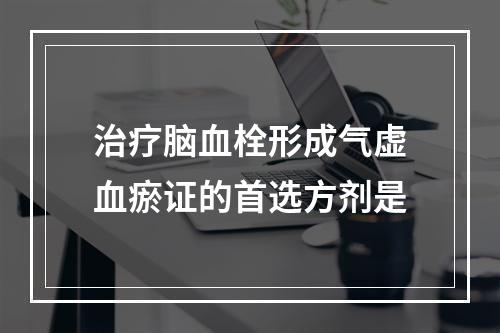 治疗脑血栓形成气虚血瘀证的首选方剂是