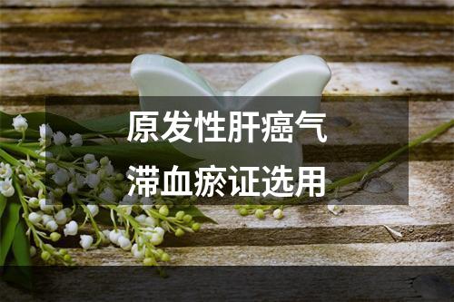 原发性肝癌气滞血瘀证选用