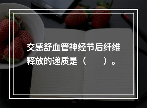 交感舒血管神经节后纤维释放的递质是（　　）。