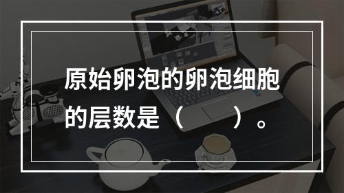 原始卵泡的卵泡细胞的层数是（　　）。