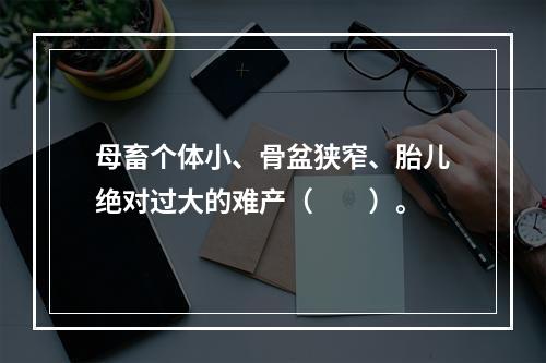 母畜个体小、骨盆狭窄、胎儿绝对过大的难产（　　）。