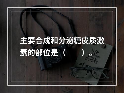 主要合成和分泌糖皮质激素的部位是（　　）。