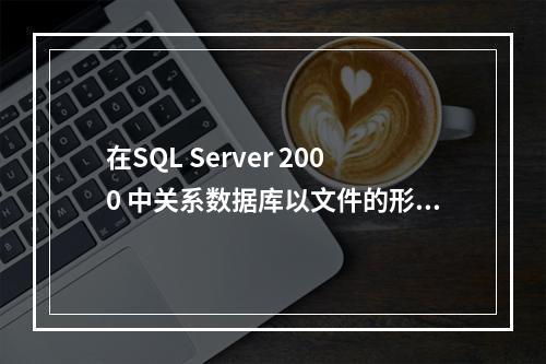 在SQL Server 2000 中关系数据库以文件的形式存