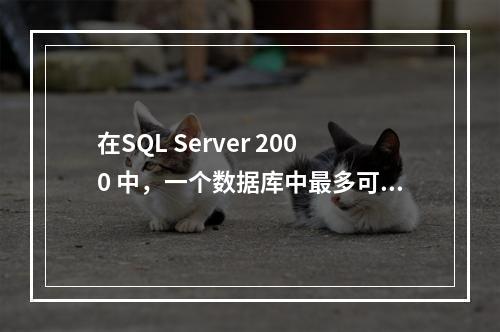 在SQL Server 2000 中，一个数据库中最多可以有