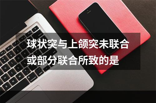 球状突与上颌突未联合或部分联合所致的是