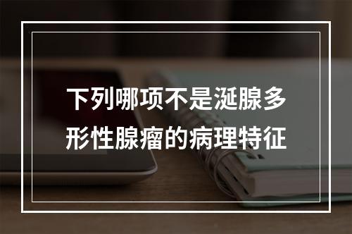 下列哪项不是涎腺多形性腺瘤的病理特征