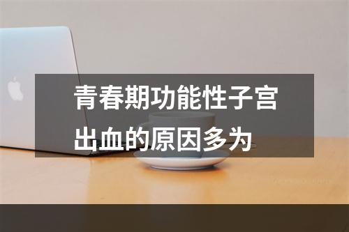 青春期功能性子宫出血的原因多为