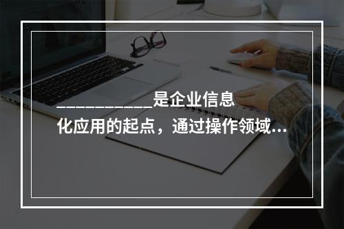 __________是企业信息化应用的起点，通过操作领域的自