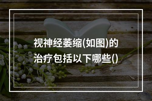 视神经萎缩(如图)的治疗包括以下哪些()