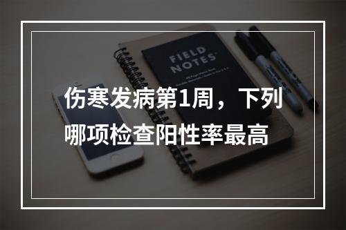 伤寒发病第1周，下列哪项检查阳性率最高