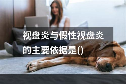 视盘炎与假性视盘炎的主要依据是()