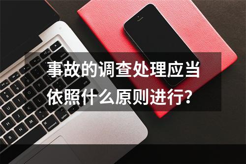 事故的调查处理应当依照什么原则进行？