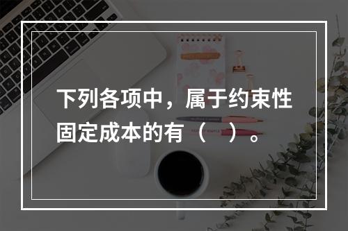 下列各项中，属于约束性固定成本的有（　）。