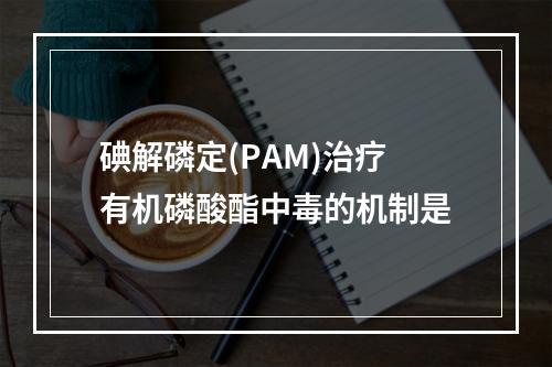 碘解磷定(PAM)治疗有机磷酸酯中毒的机制是