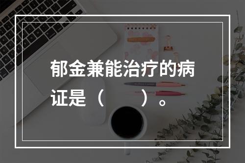 郁金兼能治疗的病证是（　　）。