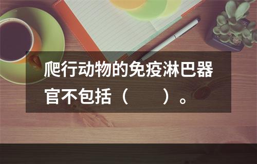 爬行动物的免疫淋巴器官不包括（　　）。