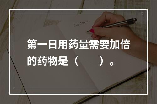 第一日用药量需要加倍的药物是（　　）。