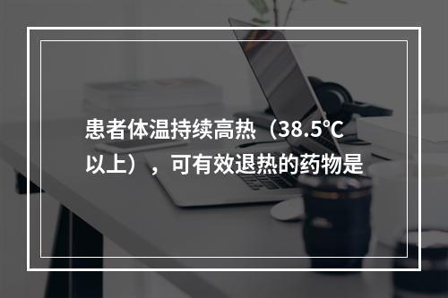 患者体温持续高热（38.5℃以上），可有效退热的药物是