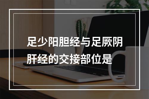 足少阳胆经与足厥阴肝经的交接部位是