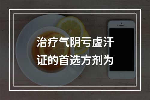 治疗气阴亏虚汗证的首选方剂为