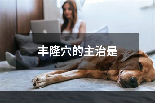 丰隆穴的主治是