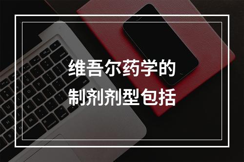 维吾尔药学的制剂剂型包括