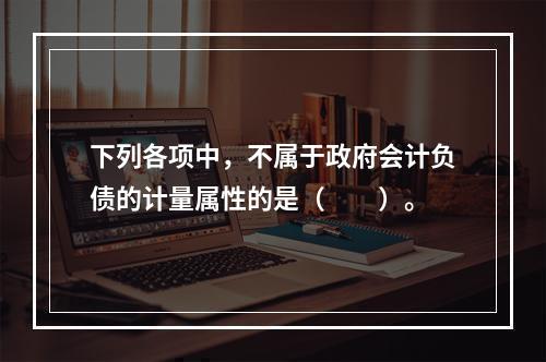 下列各项中，不属于政府会计负债的计量属性的是（　　）。