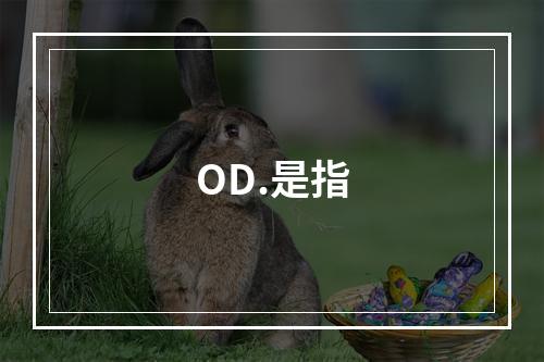 OD.是指