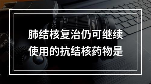 肺结核复治仍可继续使用的抗结核药物是