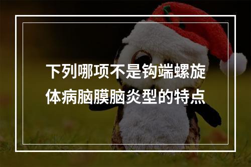 下列哪项不是钩端螺旋体病脑膜脑炎型的特点