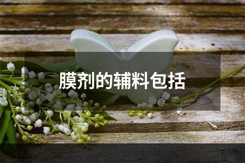 膜剂的辅料包括