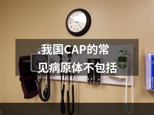 .我国CAP的常见病原体不包括