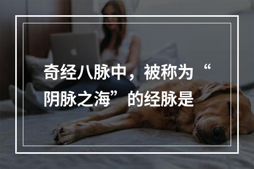 奇经八脉中，被称为“阴脉之海”的经脉是