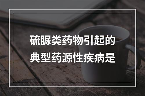 硫脲类药物引起的典型药源性疾病是