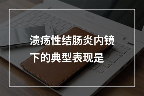 溃疡性结肠炎内镜下的典型表现是