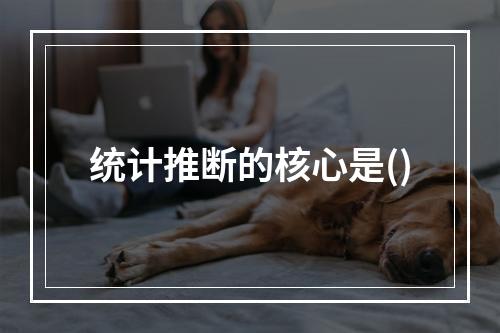 统计推断的核心是()