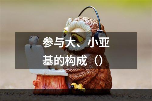 参与大、小亚基的构成（）