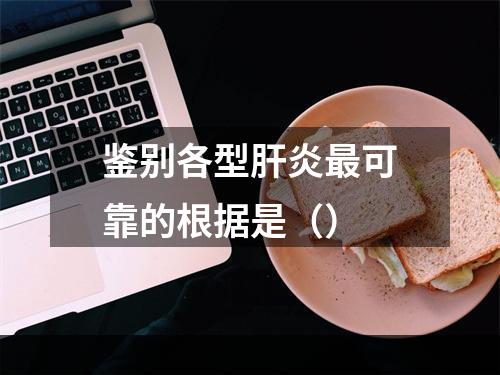 鉴别各型肝炎最可靠的根据是（）