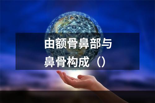 由额骨鼻部与鼻骨构成（）