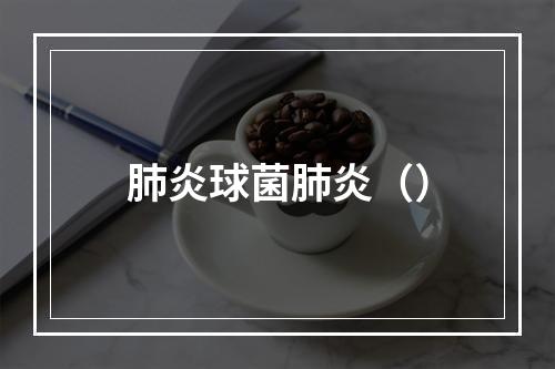 肺炎球菌肺炎（）