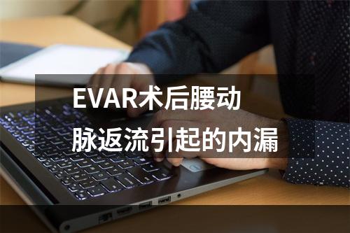 EVAR术后腰动脉返流引起的内漏