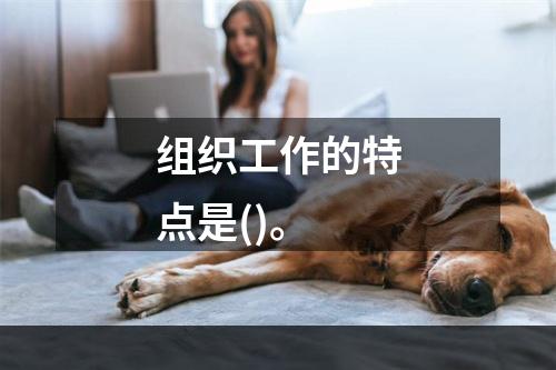 组织工作的特点是()。