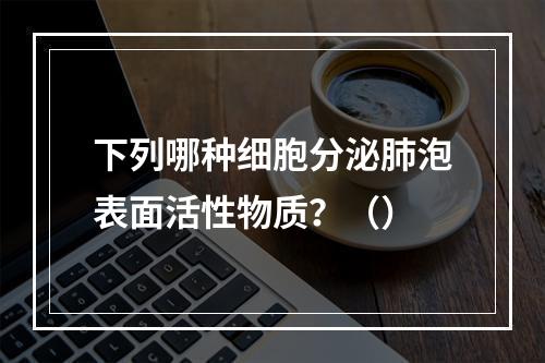 下列哪种细胞分泌肺泡表面活性物质？（）