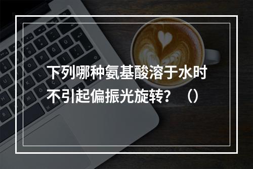 下列哪种氨基酸溶于水时不引起偏振光旋转？（）