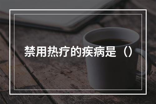 禁用热疗的疾病是（）