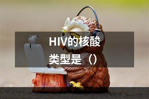 HIV的核酸类型是（）