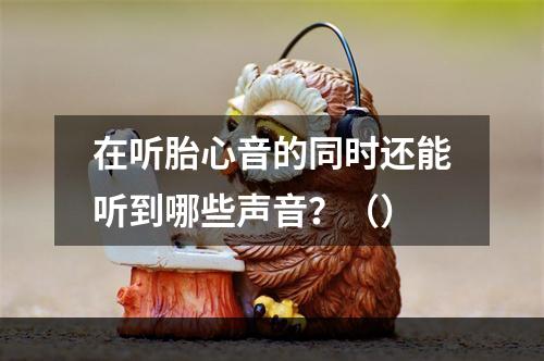 在听胎心音的同时还能听到哪些声音？（）