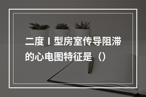 二度Ⅰ型房室传导阻滞的心电图特征是（）