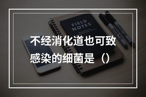 不经消化道也可致感染的细菌是（）