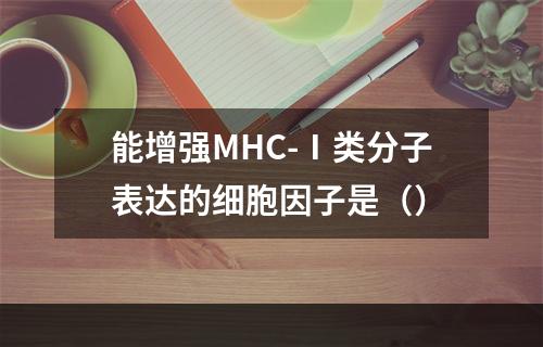 能增强MHC-Ⅰ类分子表达的细胞因子是（）